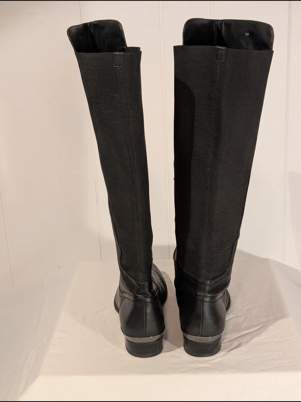 Alfani Black Leather Over-the-Knee Riding Boots